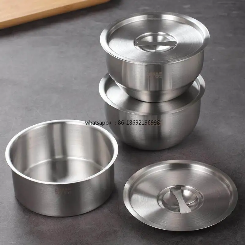 316 Stainless Steel Steamed Egg Bowl Special with Lid Baby Steamed Egg Custard Steamed Rice Stew Cup Chicken Cake