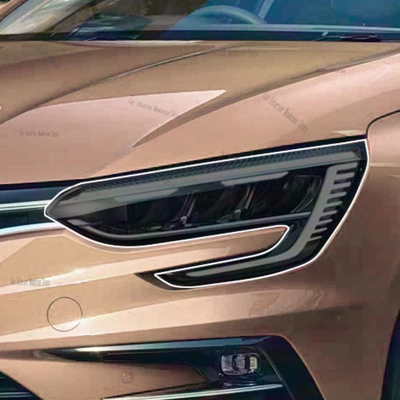 

For Renault Megane 4 (2017- 2024) TPU smoked black light film modification accessories, car light protection film