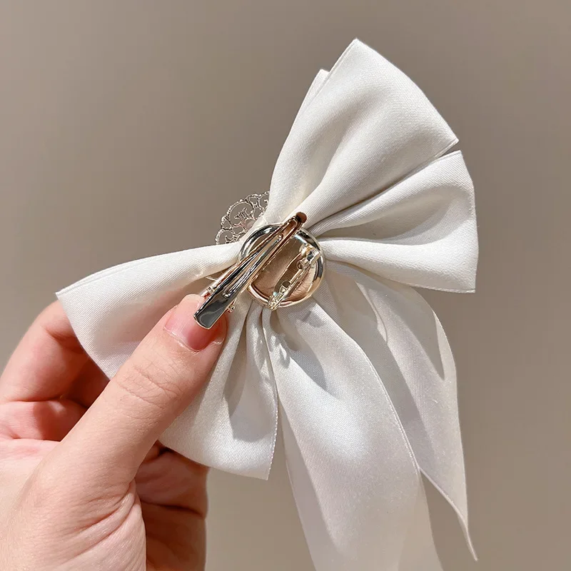 New Bow Tie Professional Attire with Ribbon Bow Tie Hair Clip Small Fresh and Versatile Shirt Collar Flower Accessories