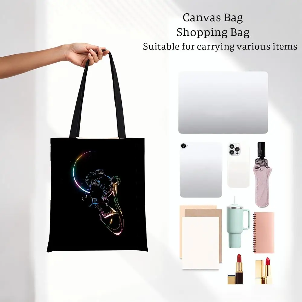 Anime Character Sailor Moon Storage Bags Bags Series Print Bag Lightweight Shoulder Daily Shopping Bags