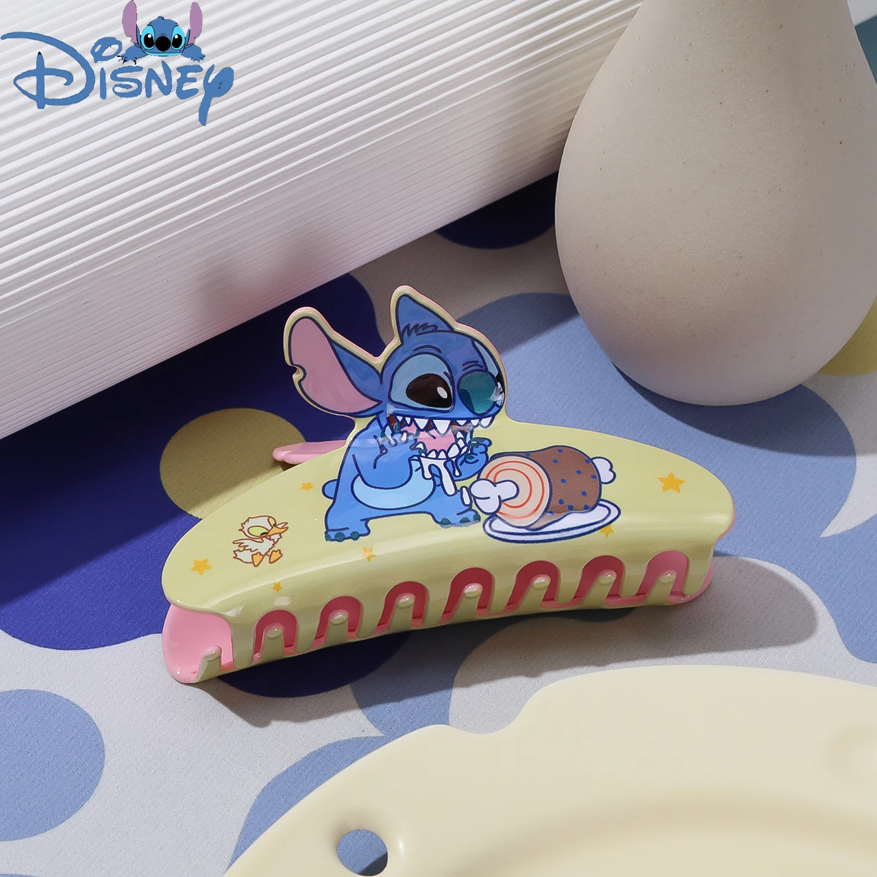 3 pinzas en forma de garra para el pelo coloridas de la serie Stevie de Disney al azar, accesorios decorativos prácticos para el cabello de estilo diario