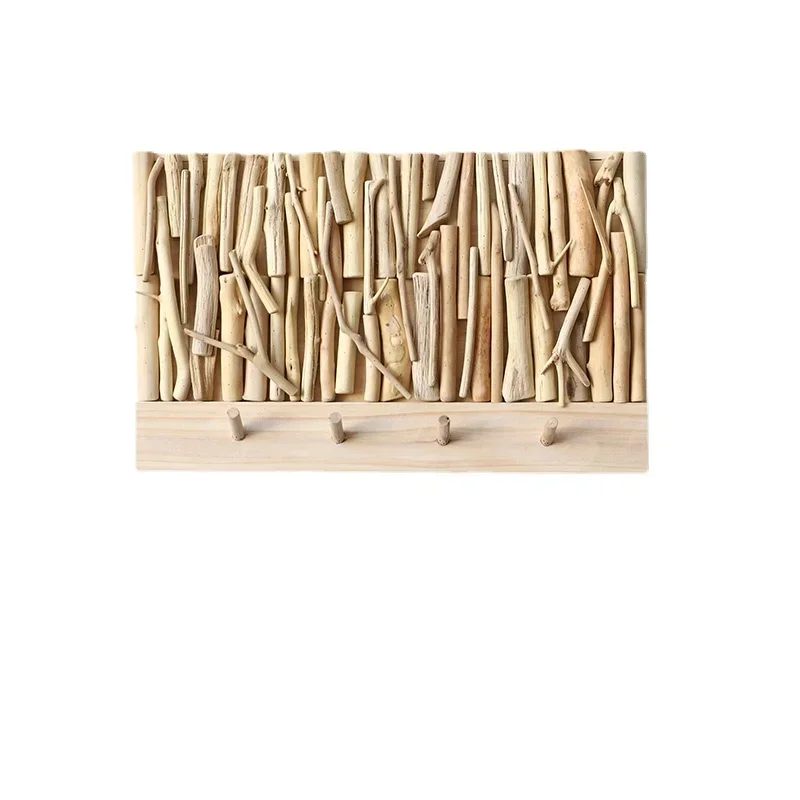 

Wood Clothes Rack: Multi-Function Hooks For Hanging Decor Electricity Meter Box Block，Wall Hook For Pictures And Keys