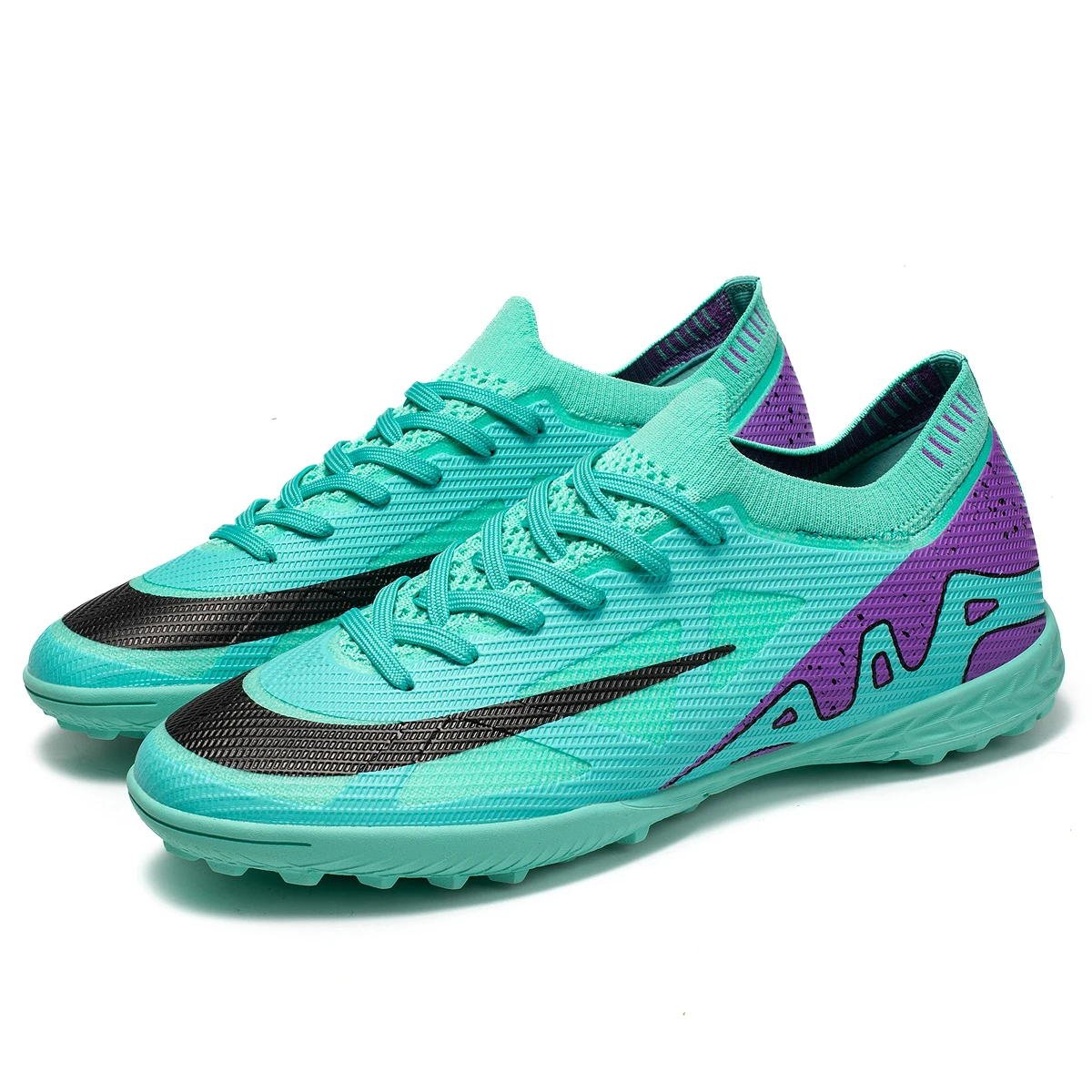 أحذية كرة قدم رياضية احترافية TF/FG ذات جودة عالية، أحذية كرة قدم رياضية داخلية، مريحة ومسامية #3