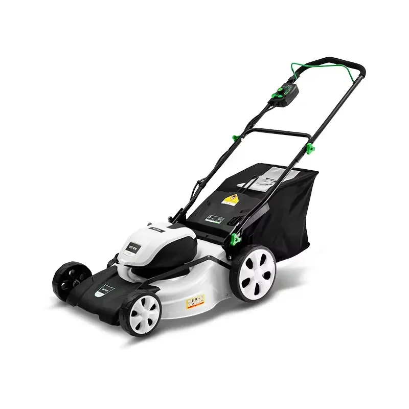 YAT Professional 40V Cordless Brushless Lawn Mower 45cm Cutting Width 800W Battery Grass Cutter with 65L Collection Bag