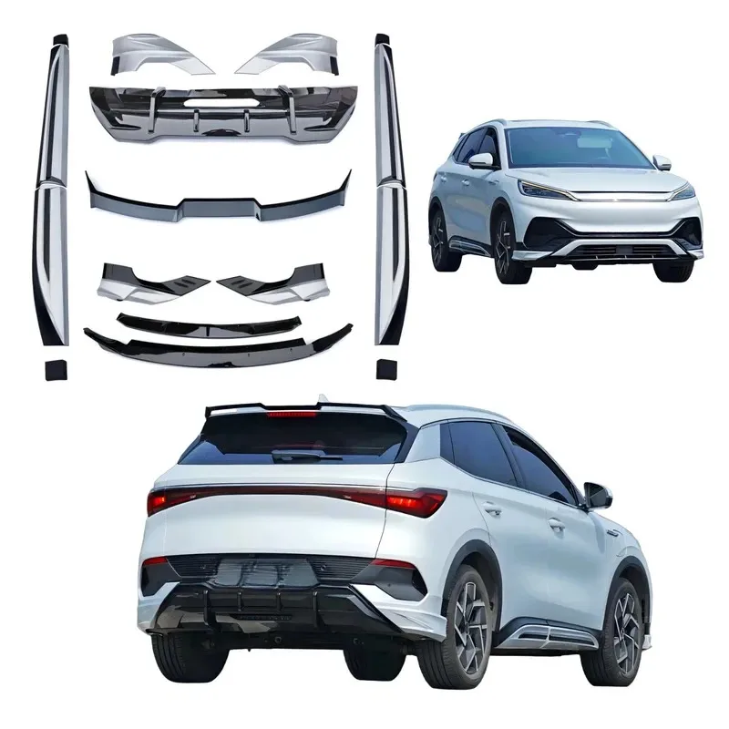Werks-Karosseriekit 3 Yuan Plus Vordere und Hintere Stoßstange Seitenschweller Hochwertiger Spoiler Auto-Zubehörteile