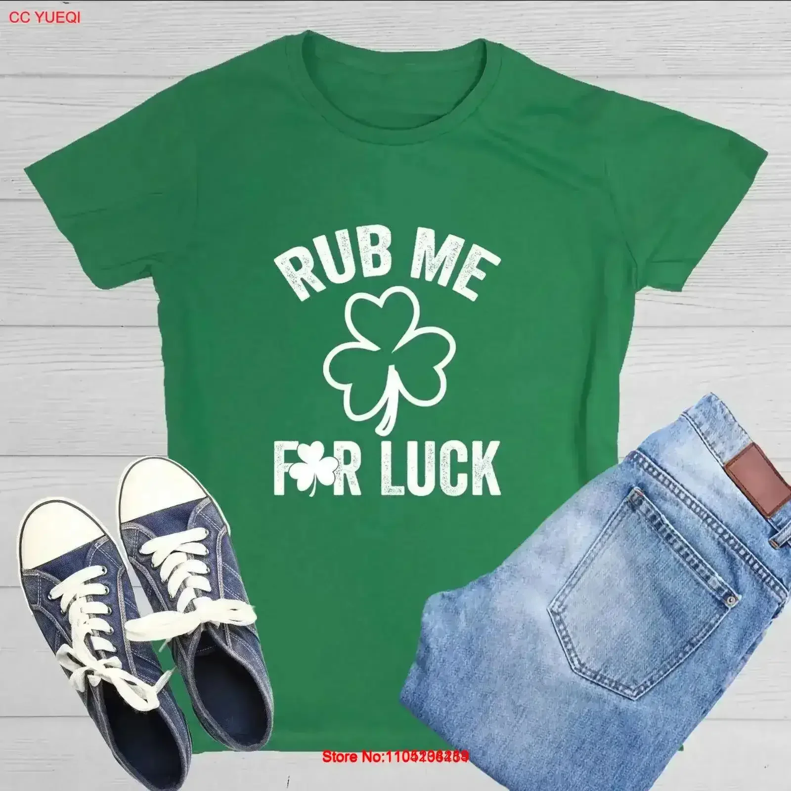 Rub Me For Luck Sarcástico novedad s divertida camiseta para mujer vintage lavada moda estirada suave transpirable streetwear vintage