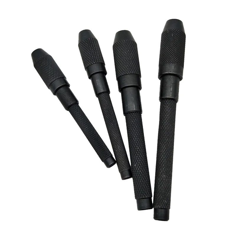 4 Pcs Pin Vise Set Hand Held Hollow Handle 4 Piece Vice Chuck Sizes-[A04I]