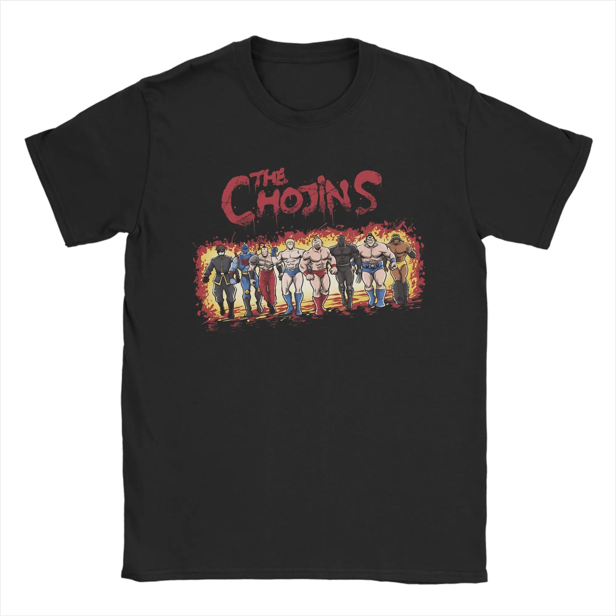

Kinnikuman T Shirt Men Cotton Vintage T-Shirts O Neck The Chojins Tees Short Sleeve Tops 4XL 5XL