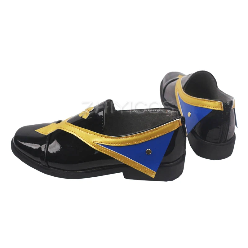 Novo genshin impacto cosplay kamisato ayato genshin impacto cosplay sapatos carnaval/halloween sapatos para mulheres homens tamanho 35-46