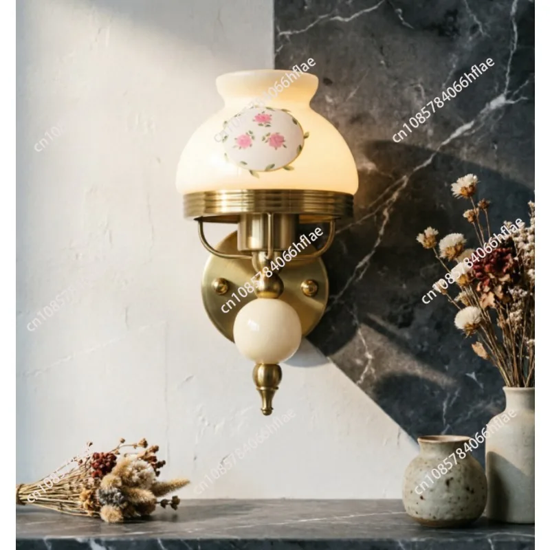 Medieval French Romantic Wall Sconce, Bauhaus Bedhead & Nordic Retro Staircase Light for Bedroom & Living Room