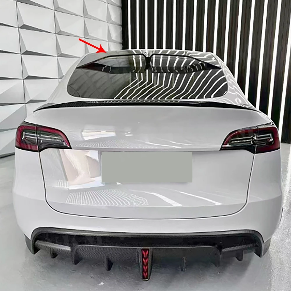 Rear Trunk Wings Roof Spoiler Tail Wing 1PC for Tesla Model Y 2020 2021 2022 2023 Car Styling High Quality Accessories