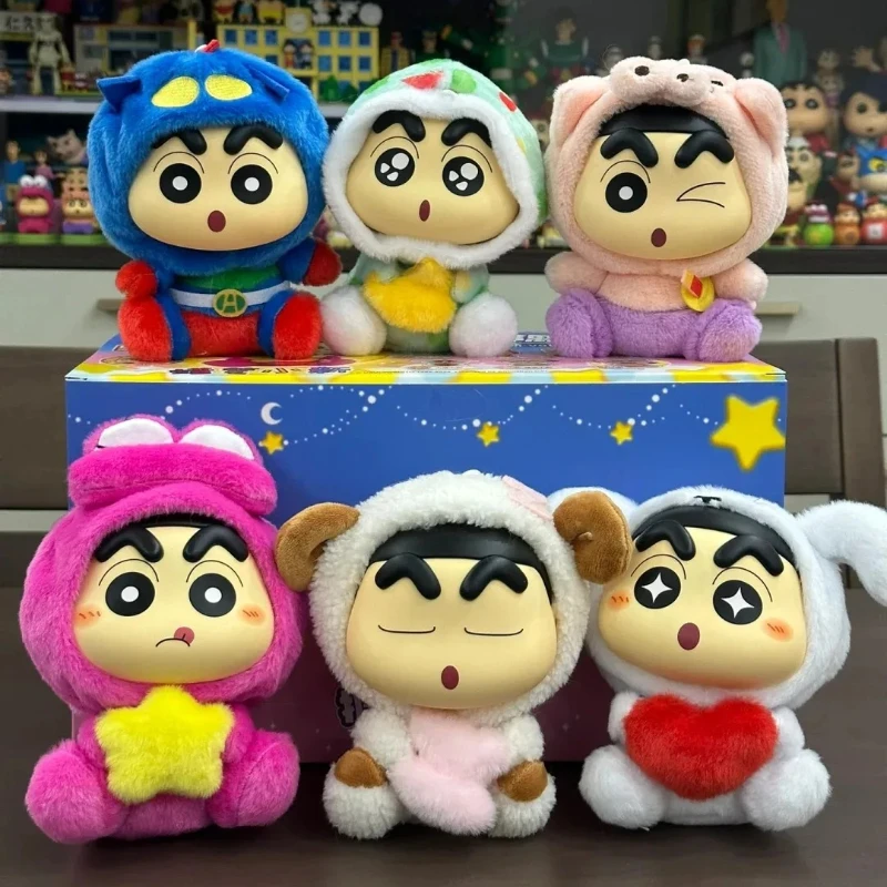 

Натуральный карандаш Shin-Chan Fantasy Series слепая коробка виниловая кукла Mistery аниме фигурка Коллекция Модель игрушка кулон Декор подарок