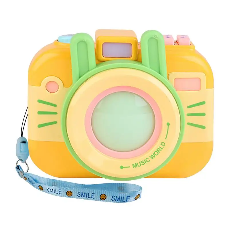 Giocattoli educativi per bambini 2-3 fotocamera creativa simulata per cartoni animati fotocamera interattiva colorata per bambini fotocamera multifunzionale per bambini