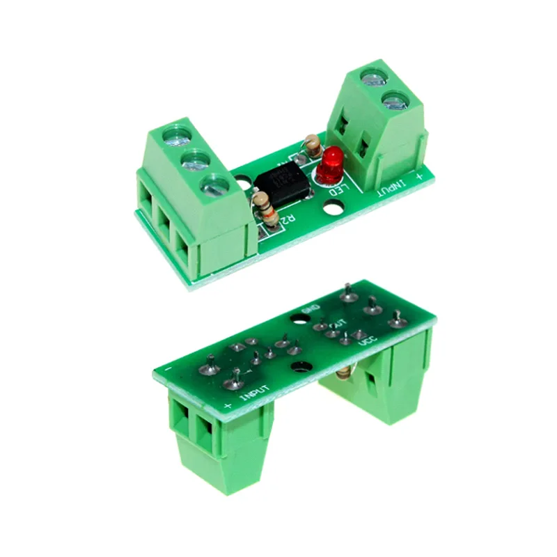 1 Channel Optocoupler Isolation Module EL817 PC817 Phototransistor Optoisolator Output 3-5V 12V 24V Rail Bracket