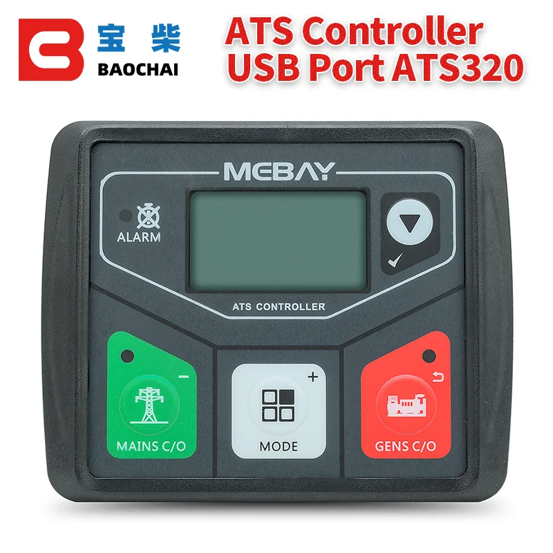 Generator Controller Mebay ATS320 ATS Automatic Transfer Switch Control Module