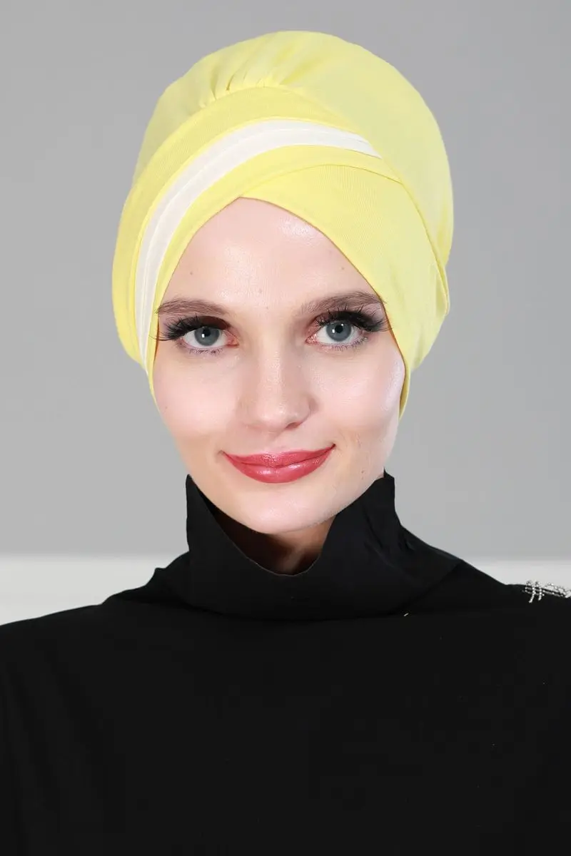 Cor dobro penteado osso amarelo