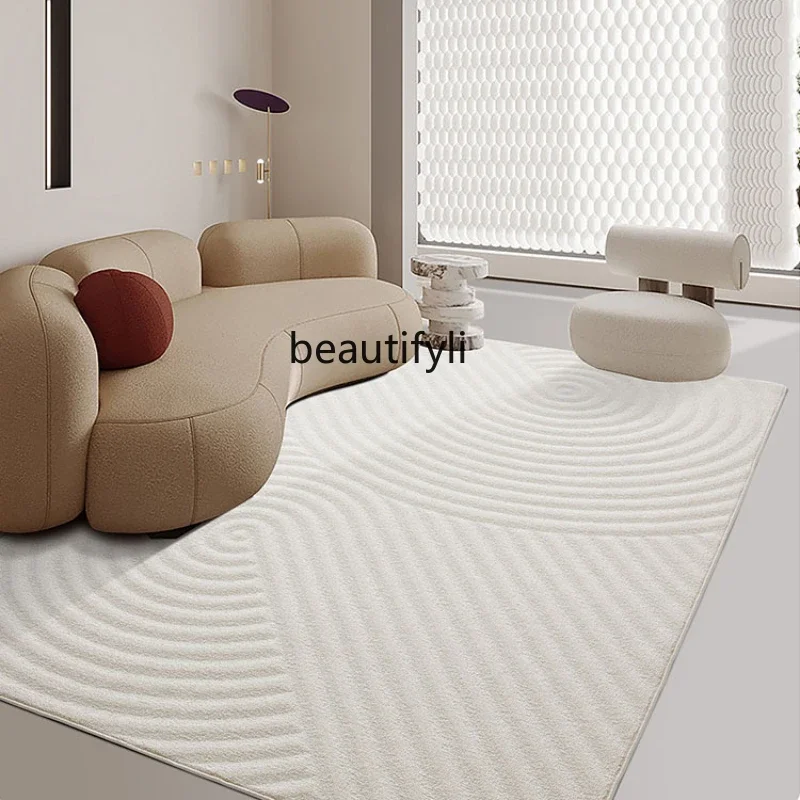 

Light luxury living room carpet Modern minimalist high-end coffee table blanket, bedroom bedside blanket