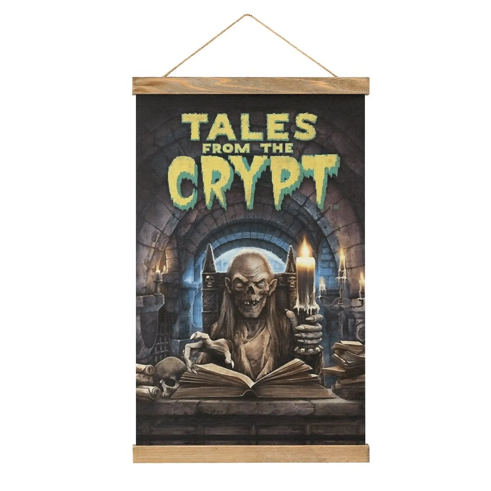 Top Quality Tales From The Crypt Skull Canvas Hanging Picture Picture Hanging Humor Graphic Living Room   Draw Style Decorate