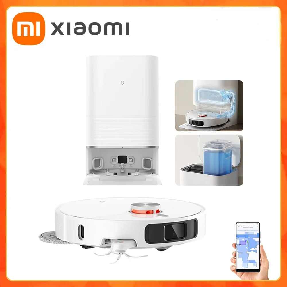 

XIAOMI-Robot MIJIA OMNI M40 D110CN для домашнего использования, Полировочная машина, автоматическая очистка, работа, 2024