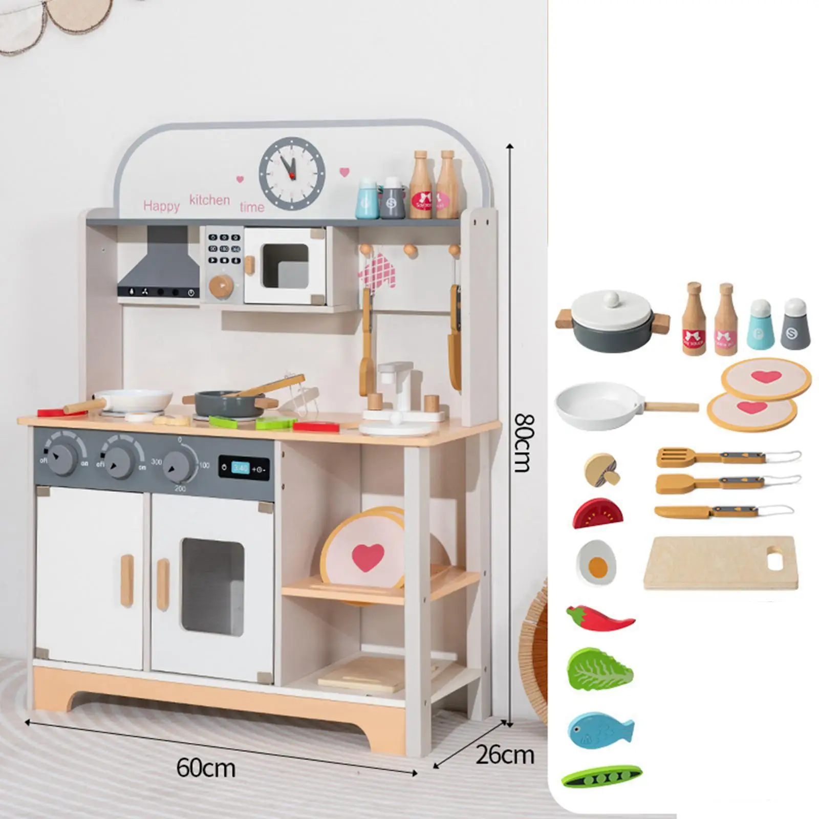 Kitchen Play Set Boys and Girls Toy Set Developmental Role Play Kids Cooking Pretend Play Kitchen Set Kitchen Toy Children