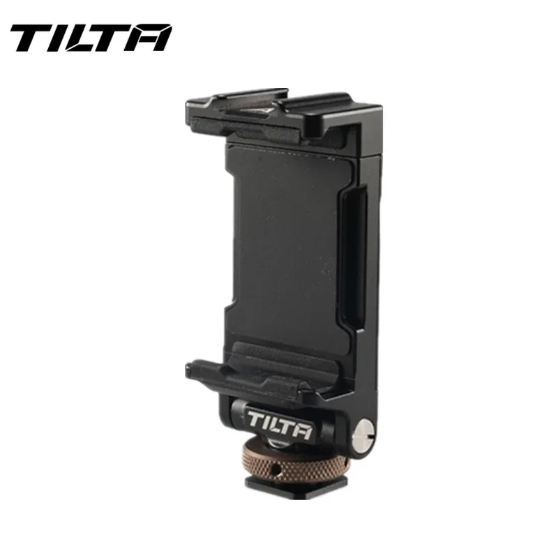 

TILTA Adjustable Phone Mounting Bracket with Cold Shoe Mount Phone Clamp for camera setup video shooting