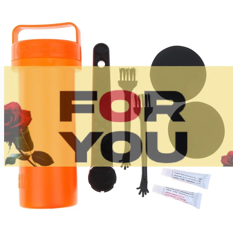 Travel SUP Repair Kit 3PC PVC Patches High Strength Glue and Repair Wrench for Inflatable Surfboards Quick Patch Solution