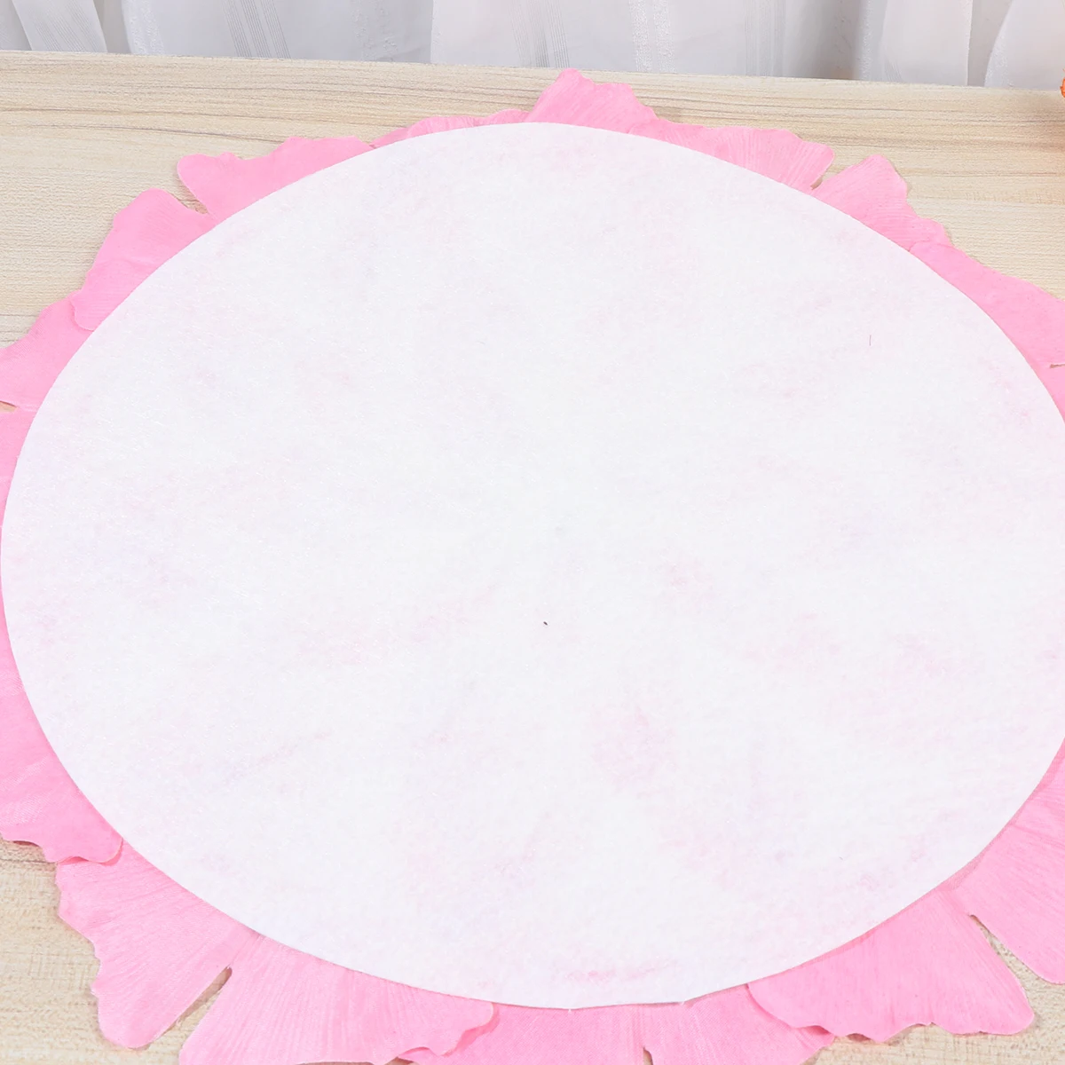 

Elegant Table Placemat for Dining Table Pink Bowl Plate Pad Simulation Flower Tableware Mat Unique Dish Mat Chic Home Decor Gift