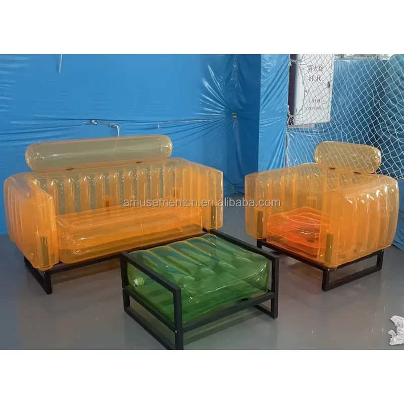 Portable Inflatable Sofa Lounge Chair - Lightweight, Leakproof TPU for Beach, Camping & Parties With Backrests