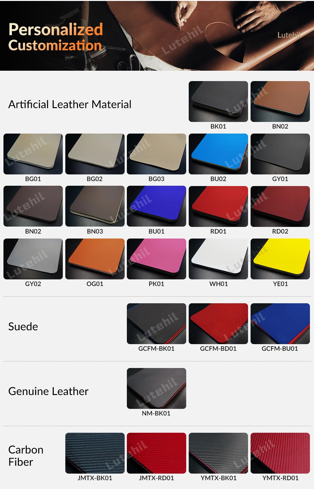 Für Volvo S40 2004-2012 V50 2005-2011 C30 2010-2013 Maßgefertigter DIY Auto-Lenkradbezug 4 Materialien Zubehör Kunstleder – Detail 8