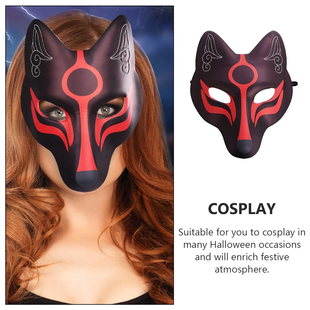 Neon Zubehör Fuchs Maske Kreative Falsche Tier Zarte Cosplay Leistung Requisiten Party Dressing up Schwarz Lustig