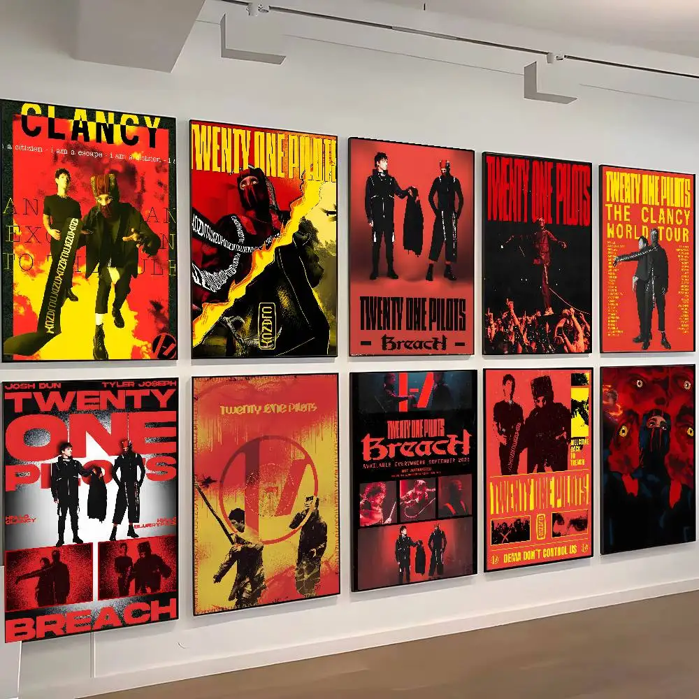 Pilots Band Poster Posters Decorative Paintings Study Bedroom Bar Background Wall Murals Gifts T-Twenty One