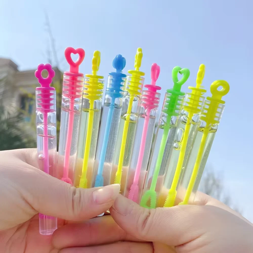 Mini Cute Bubble Pusta Tube Toy Dzieci Impreza urodzinowa Fawory Szkolne Prezenty Ślubne Goście Pamiątki Pinata Nagrody Dla Dzieci Szybka Dostawa