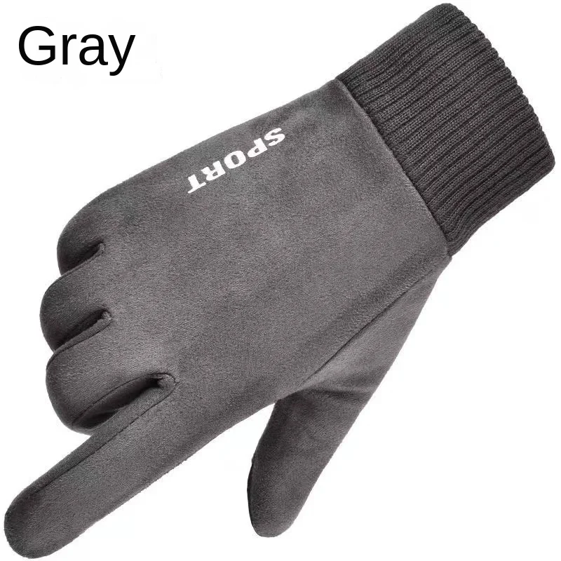 

Men Women Gloves Winter Touch Screen Texting Phone Windproof Gloves Fleece Lined Thick Warm Gloves Cycling Outdoor Sport Mitten