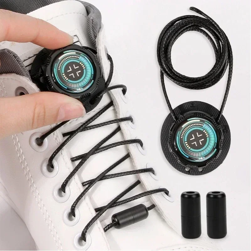 New Automatic Shoelaces no tie shoelaces Swivel Buckle Lazy Laces unisex Sneakers Shoelace adult child Shoe Accessories