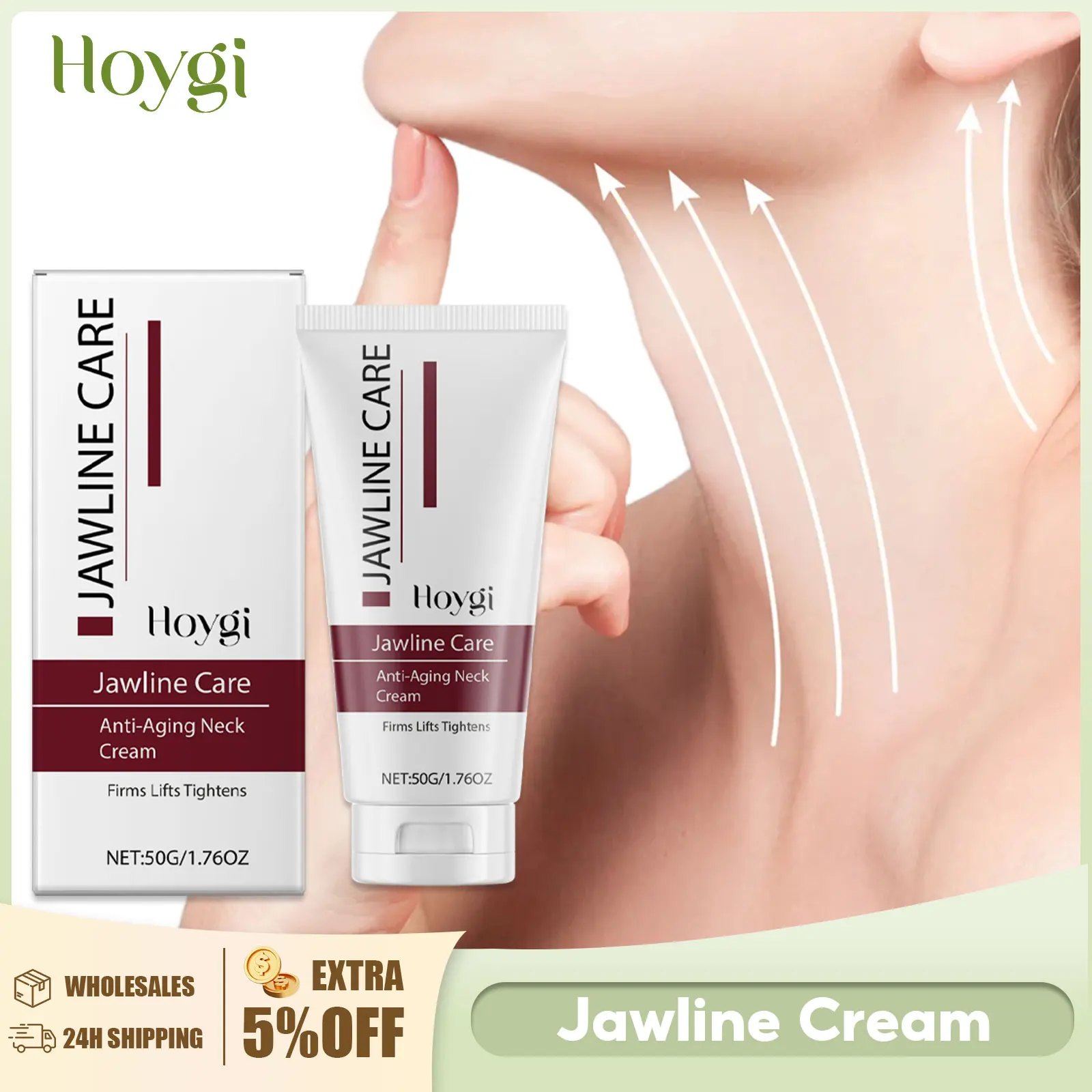 

Lifting Neck Cream Eliminate Double Chin Lighten Fine Line Increase Skin Elasticity Rejuvenation Nourishing Smoothing Neck Care