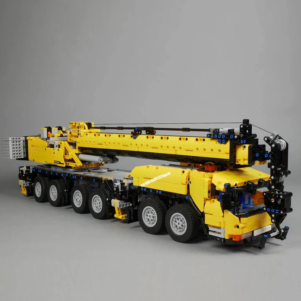 NEW 3593PCS MOC city Engineering Series Grove GMK6400 Mobile Crane model DIY creative ideas child Toy Gift Technology Blocks