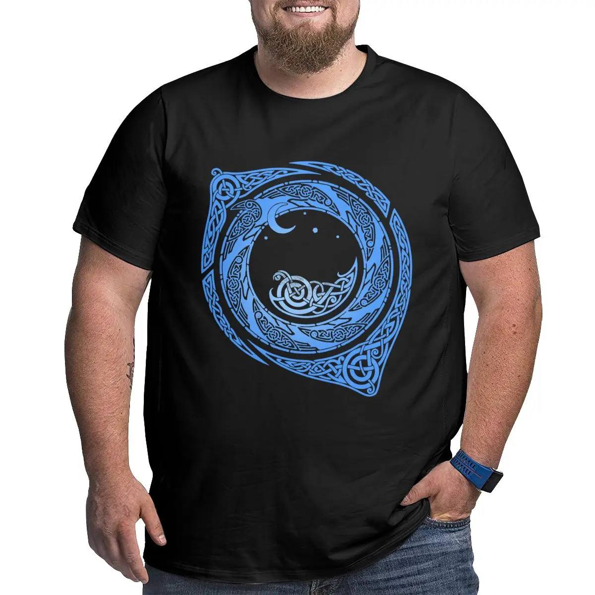 

Odin Graphic T-Shirts for Men Plus Size T Shirts for Big and Tall Man Large Loose Cotton Top Tees 6XL 5XL 4XL 3XL 2XL 1XL