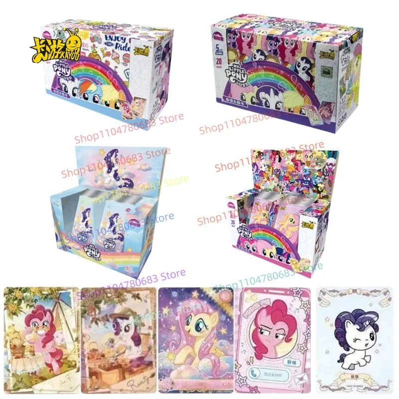 

KAYOU Genuine My Little Pony Card Rainbow 5 Animation Cartoon Game Collection Card Peripheral Children's Toys Gift