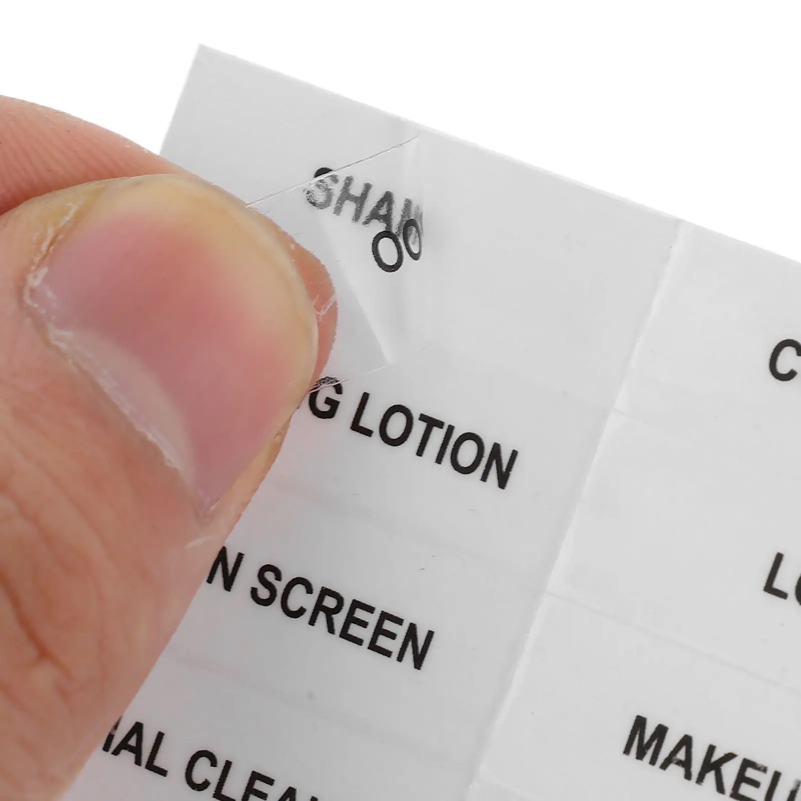 10 قطعة بولي كلوريد الفينيل مقاوم للماء ملصقات ذاتية اللصق لزجاجات غسيل الجسم السفر الفرعية ملصقات الزجاجات العناية بالبشرة العلامات المنتج الصابون #2