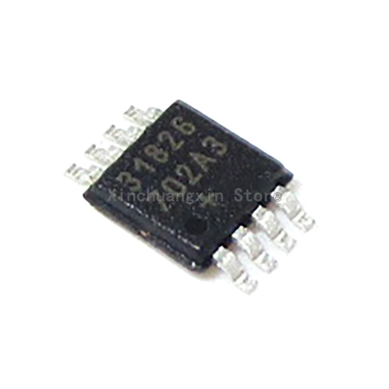 MAX31826MUA+T 31826 silk screen patch MSOP-8 single bus digital temperature sensor chip