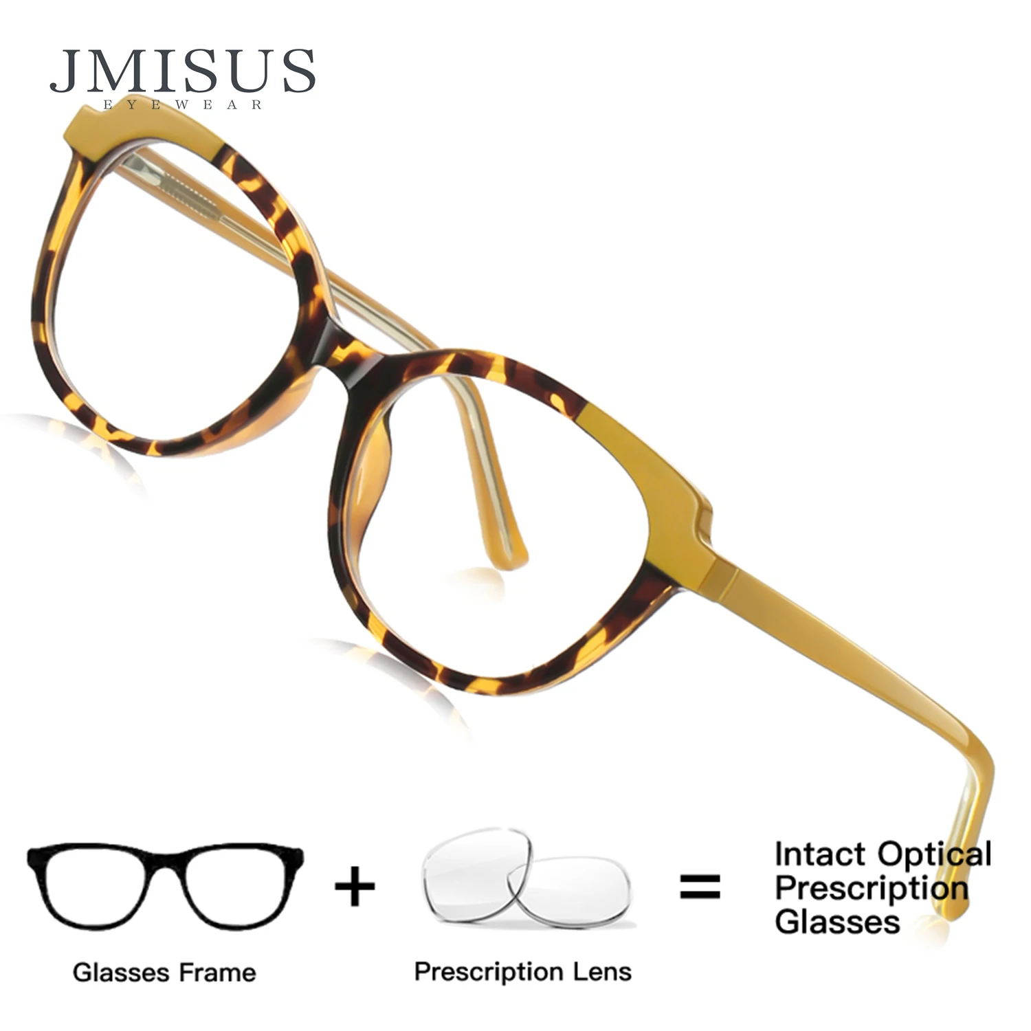 

JMISUS Square Polarized Progressive Glasses for Women Lightweight Acetate Butterfly Frame for Driving and Outdoor