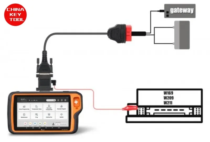 Xhorse XDKP24GL para adaptador de energia Mercedes Benz funciona com ferramenta chave VVDI Plus