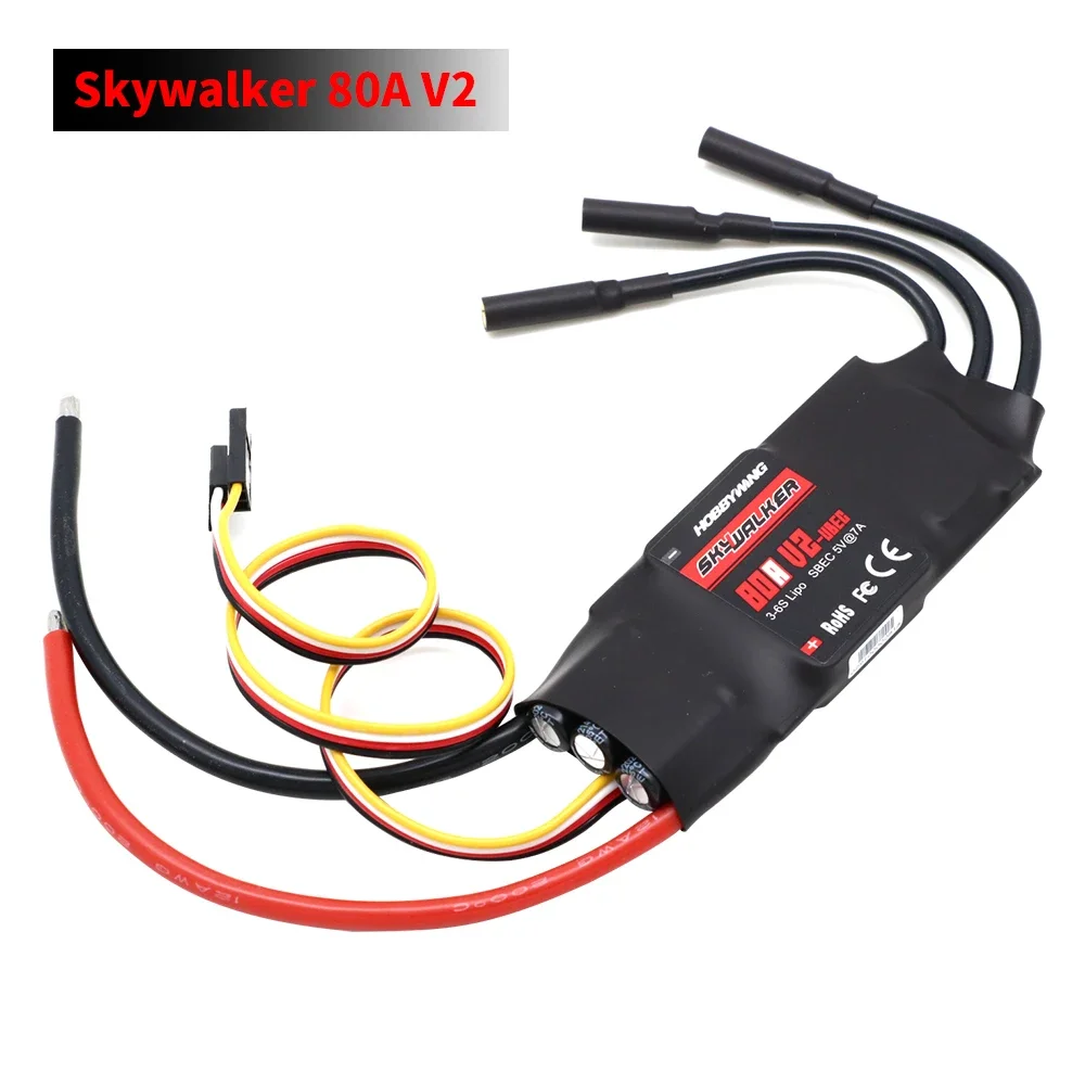 Originele Hobbywing Skywalker 40A 50A 60A 80A 15A 20A 30A 100A 120A V2 ESC Speed Controller Met UBEC Voor RC Vliegtuigen Helikopter