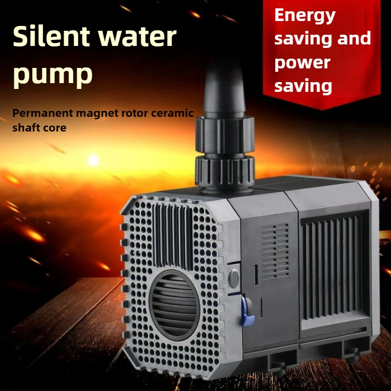 

1500-5000L/h Adjustable Flow Ultra Quiet Submersible Aquarium Pump for Fish Tank Pond Fountain
