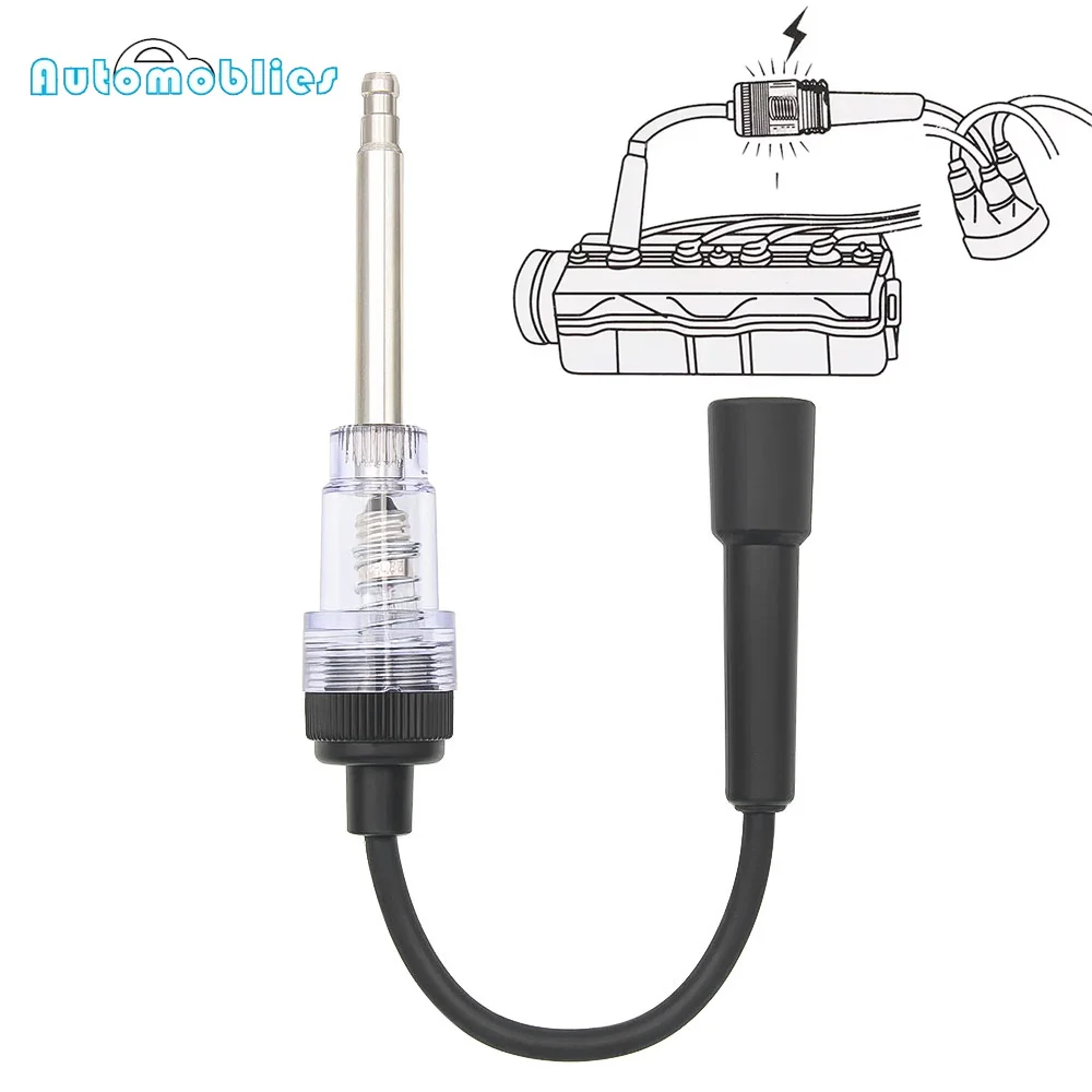 Spark Plug Tester Engine Start Test In-Line Troubleshooting Kit Auto Accessories Test Diagnostic Tools