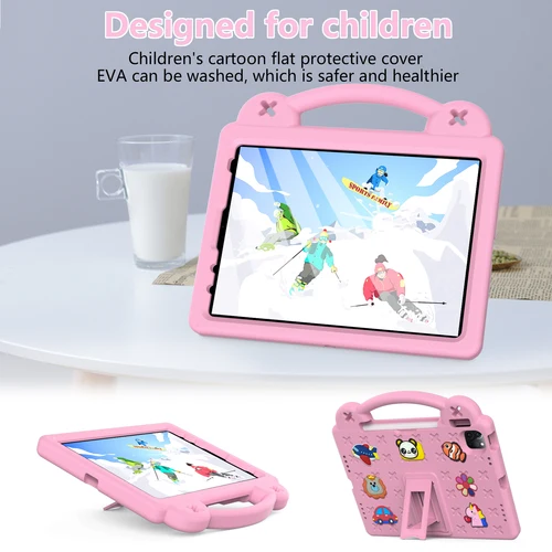 Imagen 2 del producto Funda Protectora de EVA para Niños para iPad Air 11 2024 2025 11 11.ª 10 10.ª 2022 10.9 10.2 2021 9.ª 8.ª 7.ª Generación, Funda para Air 4 5 Pro 10.5 11 2020
