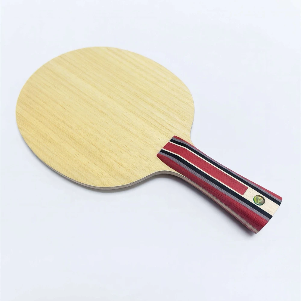 Fan ZD ALC Golden Logo Carbonfaser-Tischtennisschläger, offensiver, ausgestellter, langer Griff, Ping-Pong-Schläger für Sportspiele