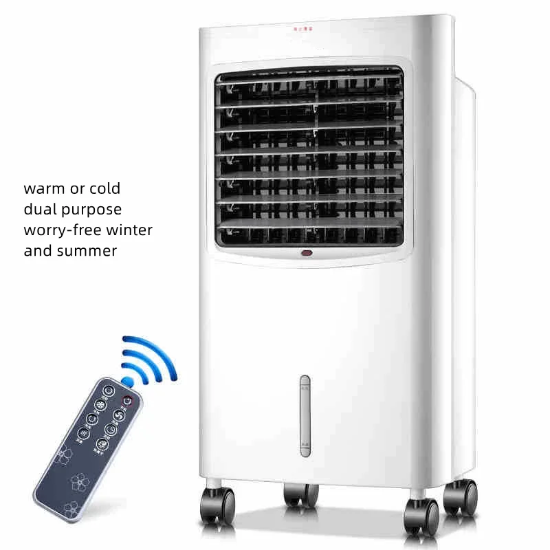 Air-conditioning fan heating and cooling dual-purpose  refrigerator water-cooled small air-conditioning cooling fan