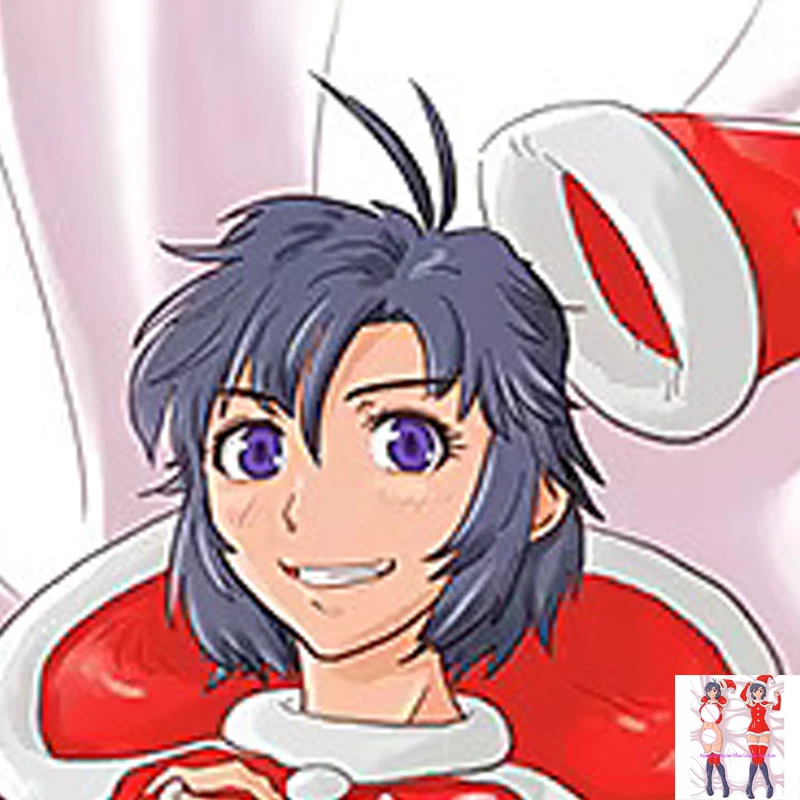 

Anime Dakimakura Pillow Case Makoto Kikuchi Sexy and Busty Beautiful Girl Double-Sided Halloween Decoration