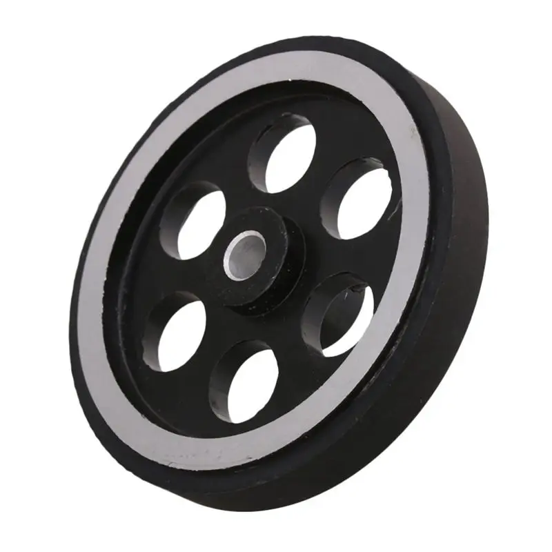 ABUL-10PCS 200X6mm Industrial Aluminum Rubber Measuring Rotary Encoder Meter Wheel